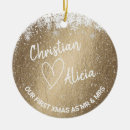 Search for newlyweds first christmas tree decorations Xmas