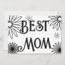 Search for simple mothers day cards Black and white