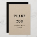 Search for kraft wedding thank you cards Simple