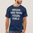 Search for fossil fuels tshirts Solar