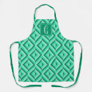 Search for green diamond aprons Initial