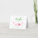 Search for one in a melon thank you cards Watercolor