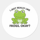 Search for round frog stickers Cute animals