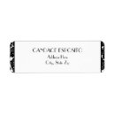 Search for black and white damask return address labels Feminine