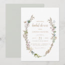 Search for wreath bridal shower invitations Floral