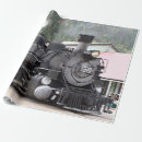 Search for steam train wrapping paper Railroad