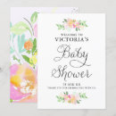 Search for welcome baby shower invitations Floral