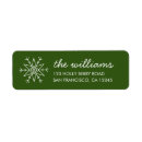 Search for happy new year return address labels Elegant