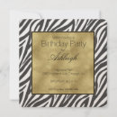 Search for black zebra invitations Girly