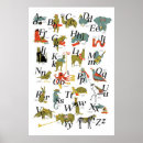 Search for alphabet animal posters Whimsical