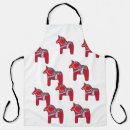 Search for red horse aprons Dala