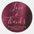Search for gold fall wedding stickers Burgundy