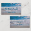 Search for tropical beach business cards Blue