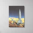 Search for rocket canvas prints Retro