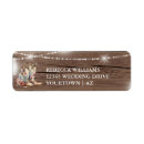 Search for cowboy boot return address labels Rustic