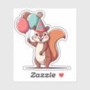Search for cartoon squirrel stickers Birthday