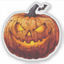 Search for glowing eyes stickers Pumpkin
