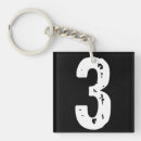 Search for number 3 key rings Three