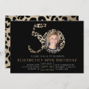 Search for foil 50th birthday invitations Black gold