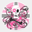 Search for girly skull stickers Skull and crossbones