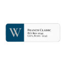 Search for large text return address labels Simple