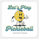 Search for retro sports stickers Pickleball