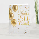Search for 50th for man birthday cards Party