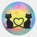 Search for cute cartoon valentines stickers Cat