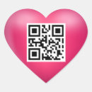 Search for love qr code stickers Heart