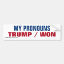 Search for won bumper stickers Maga