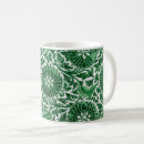 Search for stylized flowers mugs Green