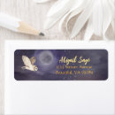 Search for owl wedding return address labels Woodland