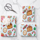 Search for houses wrapping paper Gingerbread house