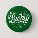 Search for lucky shamrock clover badges Saint