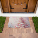 Search for pink christmas doormats White