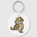 Search for cute monkey round key rings Funny