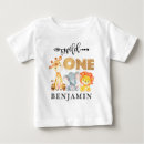 Search for animal baby shirts Wild one birthday