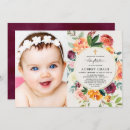 Search for autumn christening invitations Greenery