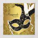 Search for black gold mask masquerade ball invitations Elegant masquerade party