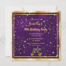 Search for fun birthday invitations Purple