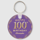Search for party purple key rings Happy birthday