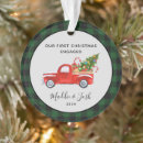 Search for 1st engaged christmas tree decorations Newly weds