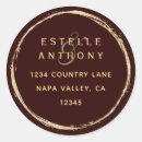 Search for burgundy gold stickers Elegant