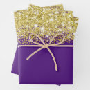 Search for royal purple wrapping paper Chic