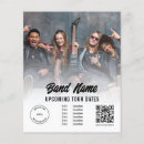 Search for bands flyers Qr code