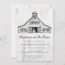 Search for barn christmas invitations Rustic