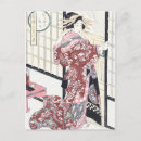 Search for courtesans postcards Kimono