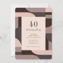 Search for art deco birthday invitations Black and white