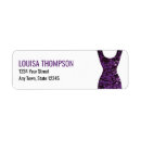 Search for dress return address labels Purple