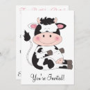 Search for cute cartoon cow invitations Party